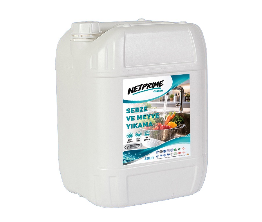 NetPrime Sebze ve Meyve Yıkama 30 L bidon